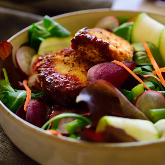 Vegan Goat Cheese Salad