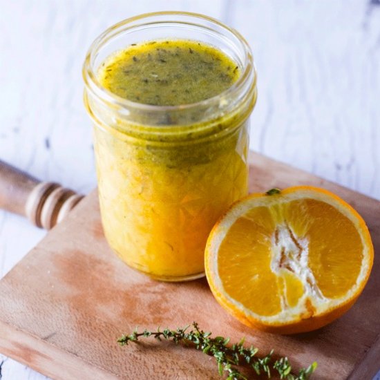 WHOLE ORANGE AND THYME VINAIGRETTE