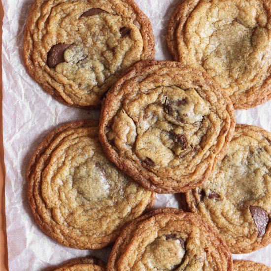 Caramelized Chocolate Chip Cookies