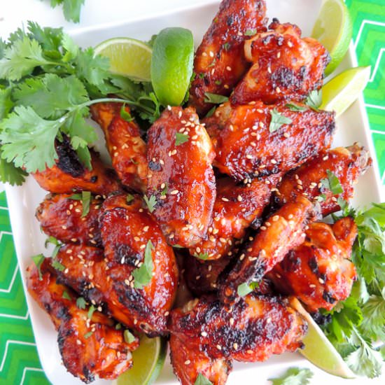 Sweet & Spicy Thai Chicken Wings