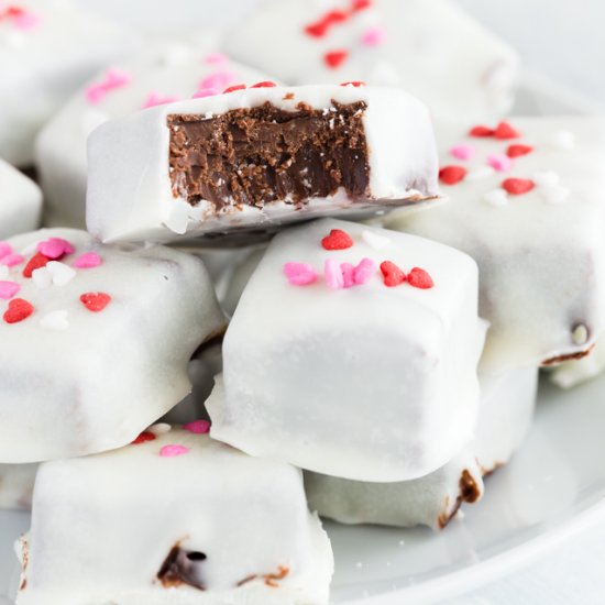 Mexican Hot Chocolate Fudge Bites