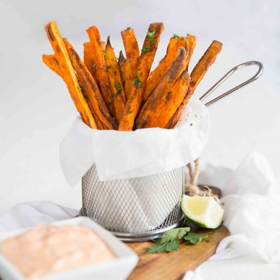 Crispy Baked Sweet Potato Fries