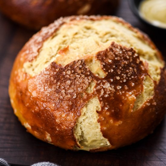 Homemade Pretzel Bread