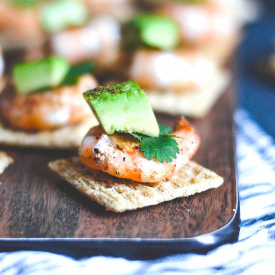 Cajun Shrimp and Avocado Bites