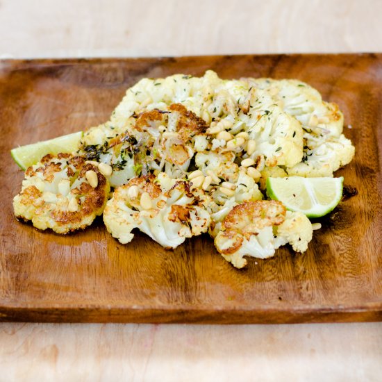 Thyme Roasted Cauliflower