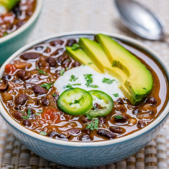 Clean Eating Black Bean Soup