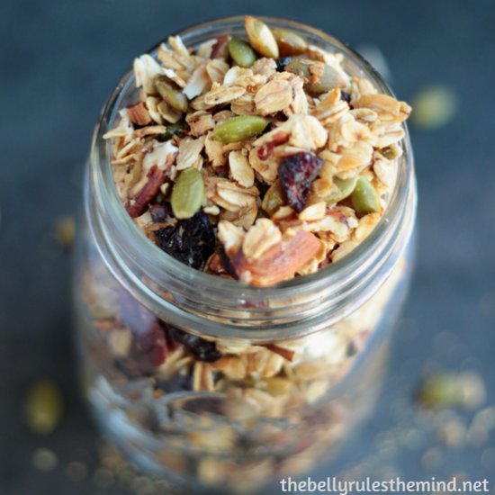 PUMPKIN SPICE GRANOLA  (V+GF)