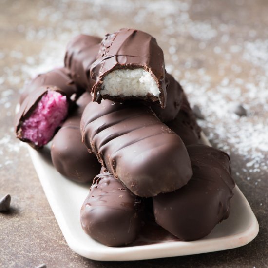 Chocolate Covered Coconut Bars