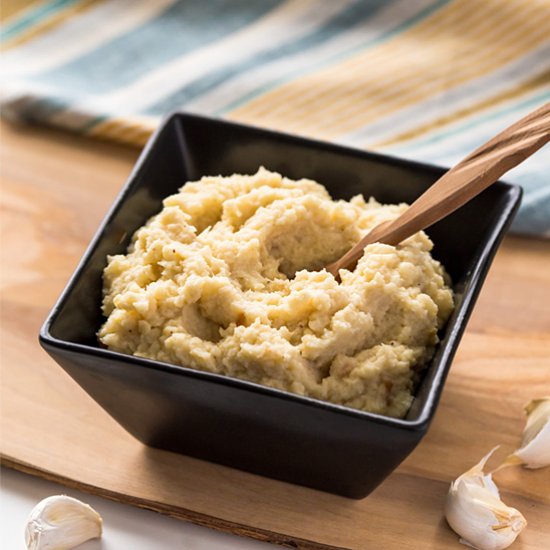 Garlic Mashed Cauliflower