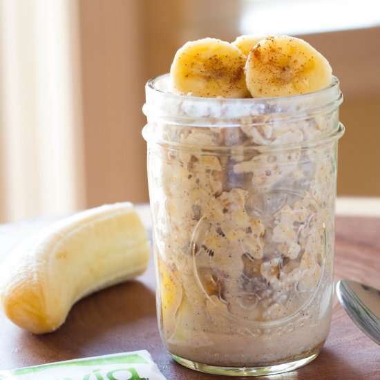 Banana Chia Overnight Oats