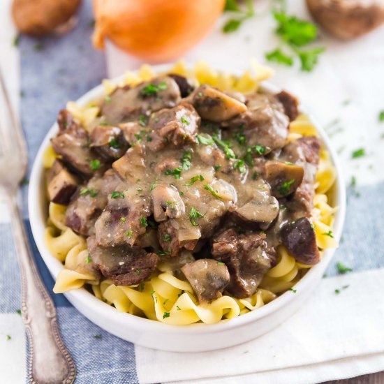 Easy Beef Stroganoff