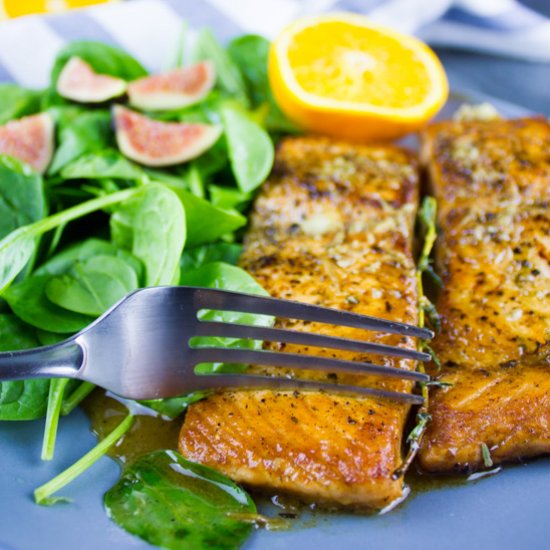 Garlic Orange Salmon