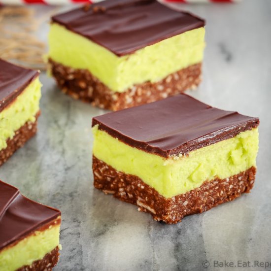 Mint Nanaimo Bars