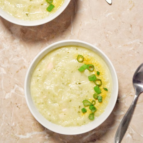 Creamy Cauliflower Chicken Soup