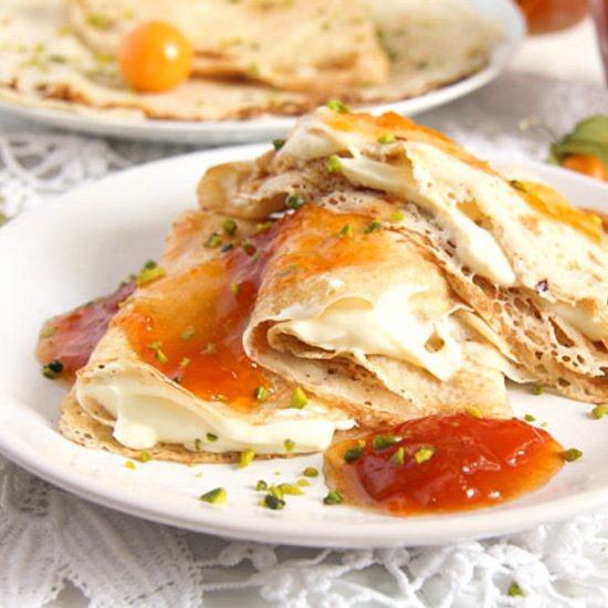 Polish Crepes with Sweet Filling