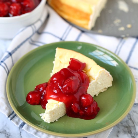 Low Carb Cherry Cheesecake