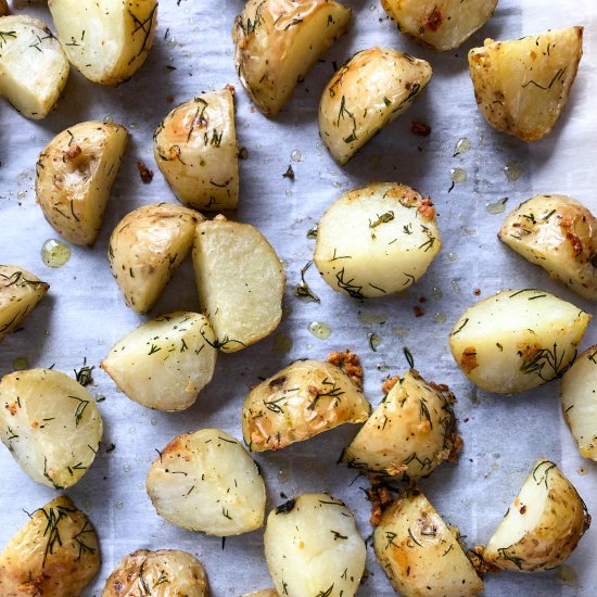 Garlic Dill Potatoes