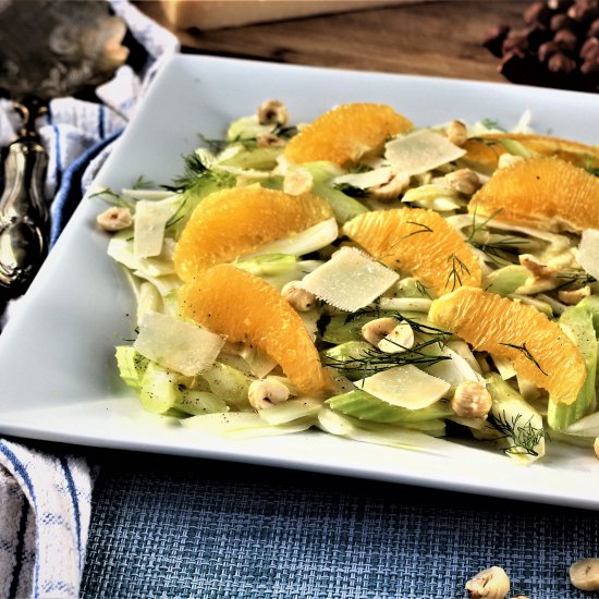 Fennel, Celery and Orange Salad