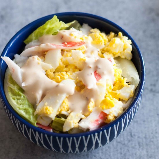 Crab Salad with Ponzu-Mayonnaise Dressing