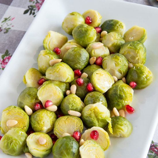 Pressure Cooker Brussels Sprouts