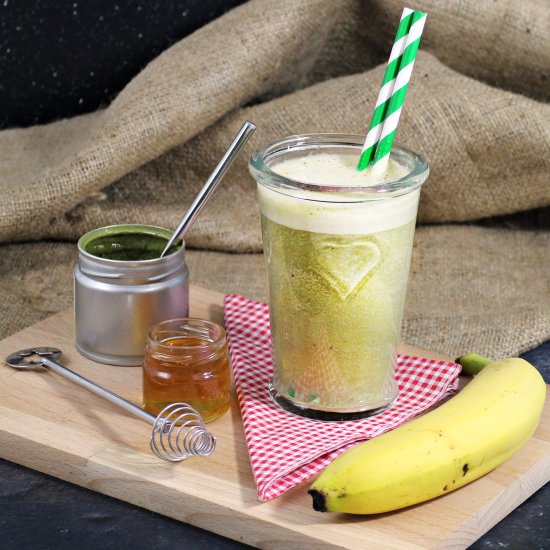 Matcha Green Tea Banana Smoothie