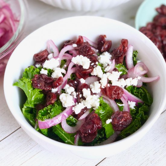 SUPER EASY KALE SALAD