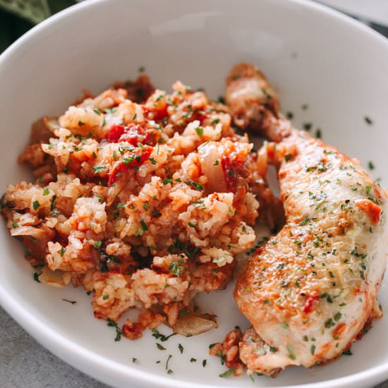 Slow Cooker Chicken and Rice