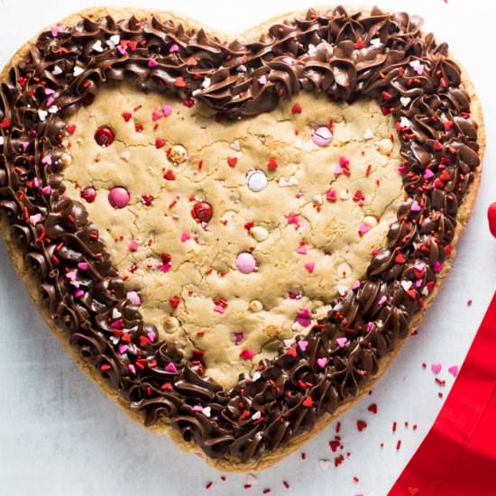 Valentine’s Day Cookie Cake