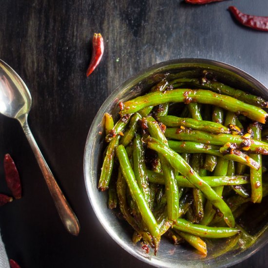 Spicy Sichuan Green Beans