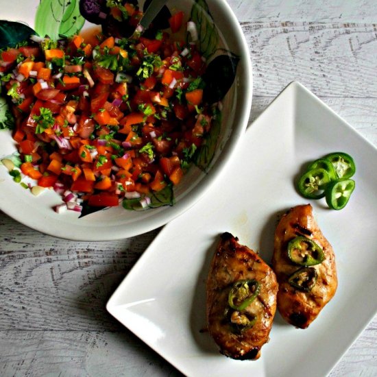 Honey Jalapeno Strong Beer Chicken