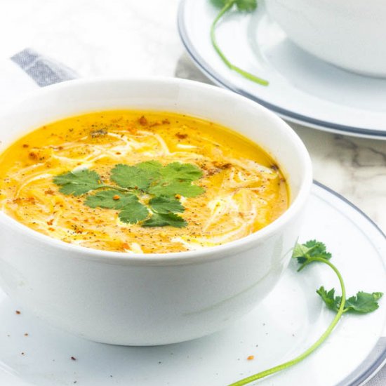 Carrot and Red Lentil Soup