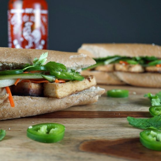 Tofu Banh Mi Sandwich