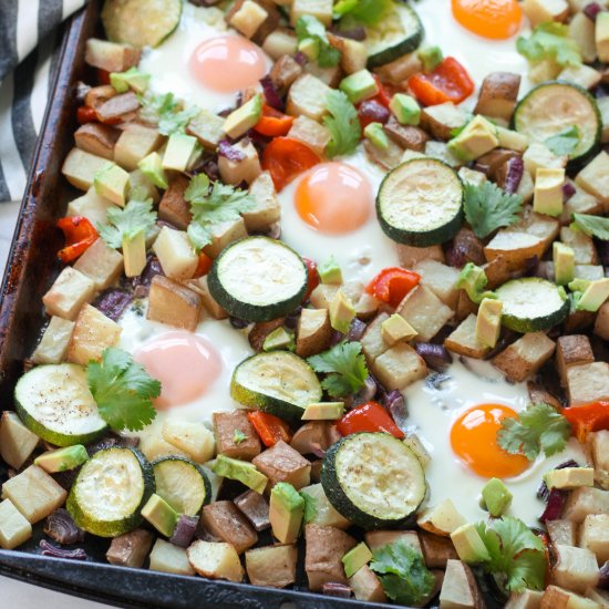 One Pan Veggie Potato Hash