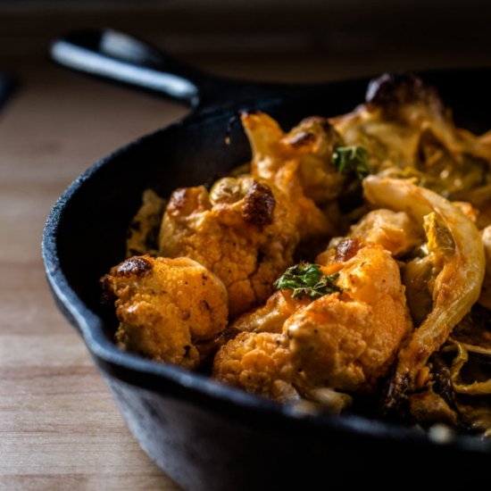 Buffalo Cauliflower & Brussels