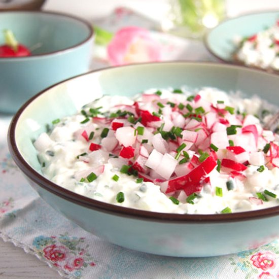 Polish Cottage Cheese Spread