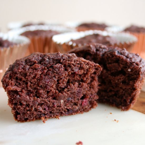 Vegan Chocolate Berry Muffins