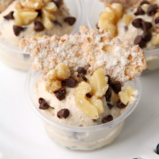 Mini Cannoli Dip Cups