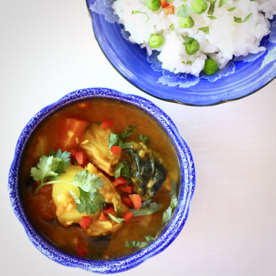 Cabbage Potato Curry