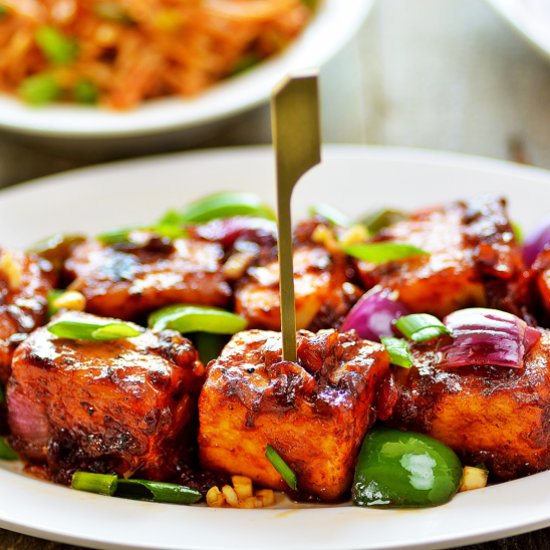 Restaurant Style Chilli Paneer