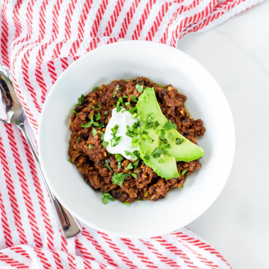 Instant Pot Sweet Potato Chili