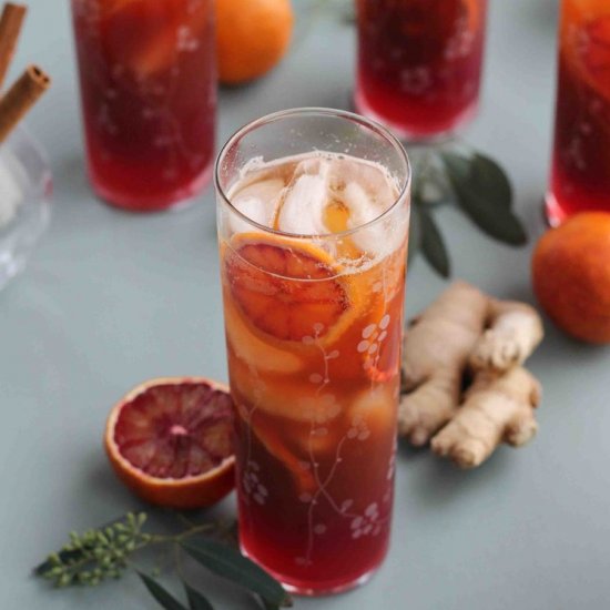 Sparkling Blood Orange Chai