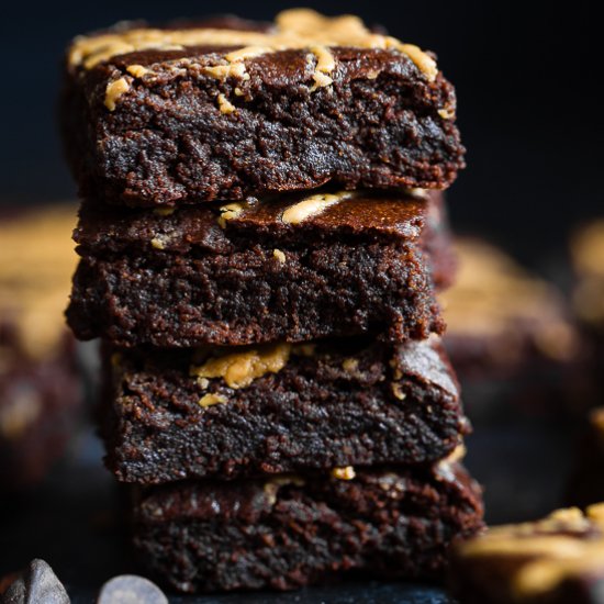 Chewy Paleo Almond Butter Brownies