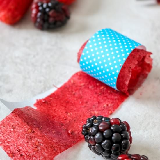 Easy Homemade Fruit Roll Ups