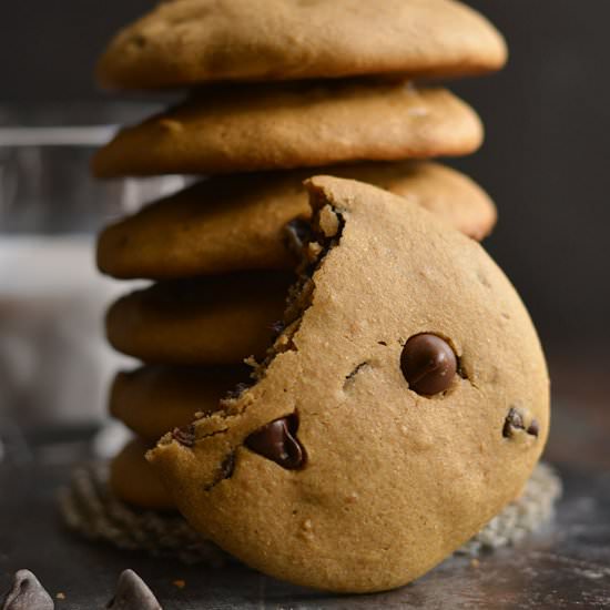 Low Calorie GF Choc Chip Cookies