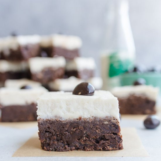 Irish Cream Espresso Bean Brownies