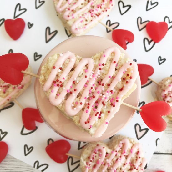 Rice Krispie Hearts