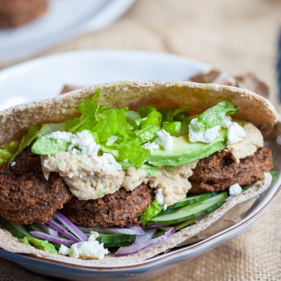 Sundried Tomato and Lentil Falafel