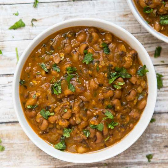 Vegan Black Eyed Peas Curry