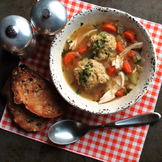 Hearty Matzo Ball Soup