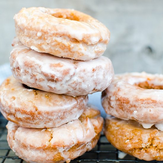 Sweet Potato Sour Cream Donuts